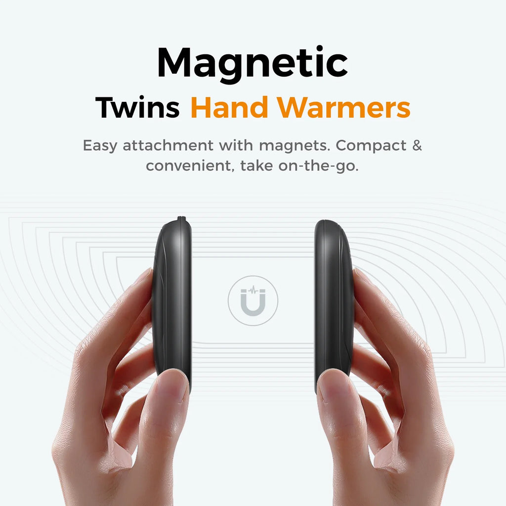 Rechargeable Hand Warmers 2 Pack ,Electric Portable Magnetic Hand Warmers,Winter Gifts for Women Men,Ut3 Lite