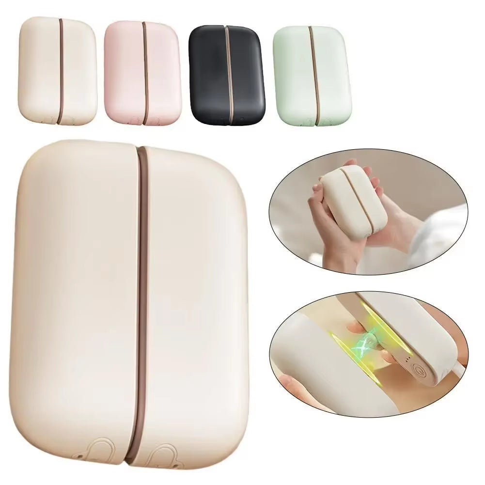 Safe Heating Warmer Pocket Heater in Winter 2 in 1 Magnetic Rechargeable Hand Warmers Electric Portable Handwarmers Long Lasting